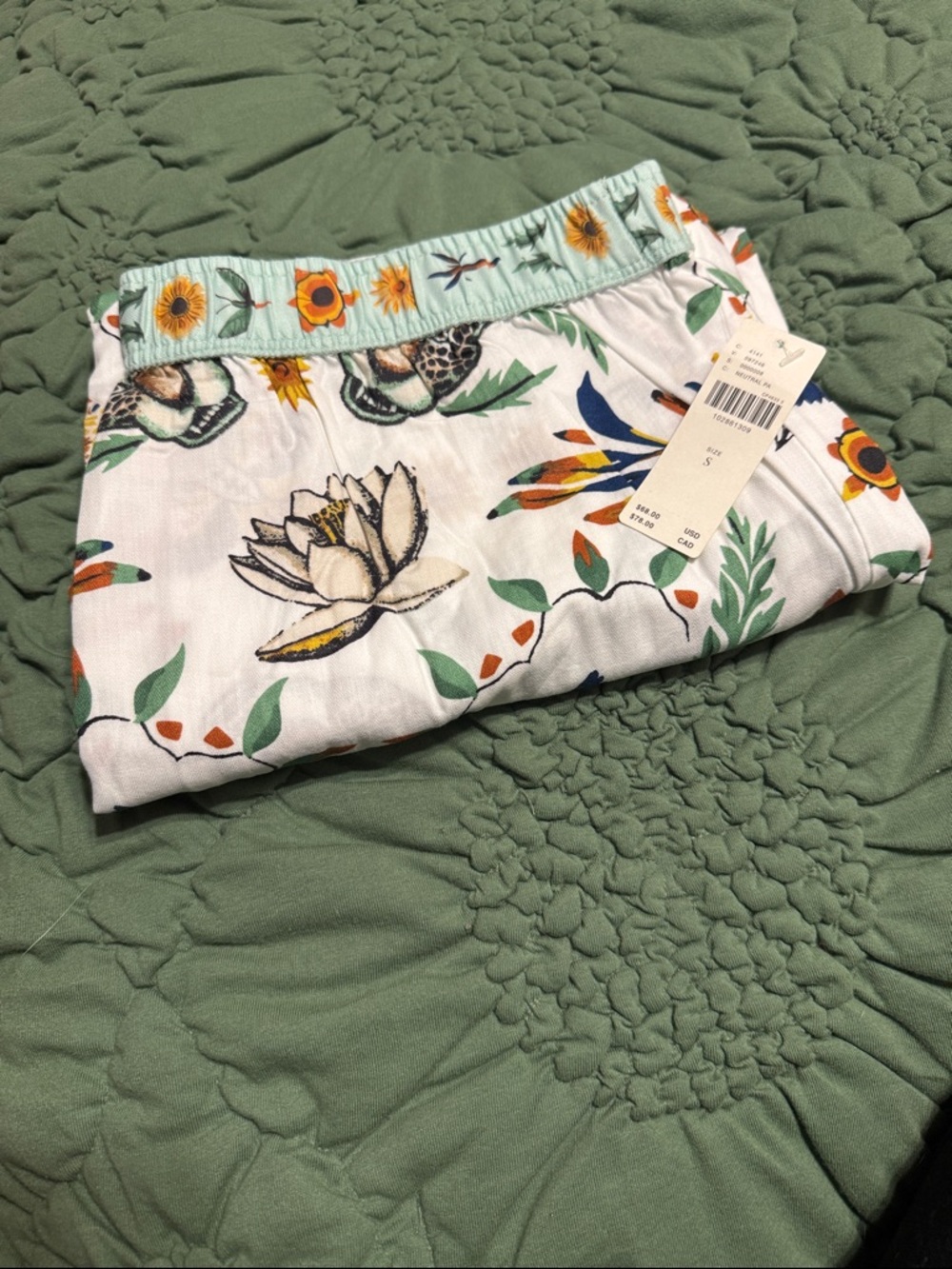✨ Anthropologie Cloud Flannel Pajama Pants Sz S - Picture 4 of 6